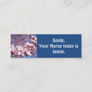 Lächeln Sie heute Ihre Krankenschwester ist Jamie Mini Visitenkarte