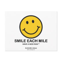 Lächeln Sie jede Meile / "Nice Run" Runner Gram
