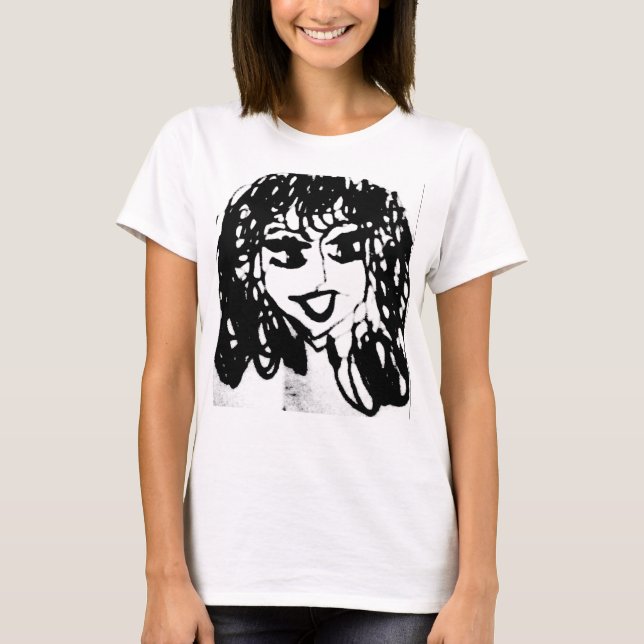 Lächeln Sie mehr T-Shirt (Vorderseite)