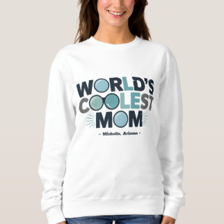 Lächeln Sie mit einer Personalisierten "Coolen Mam Sweatshirt
