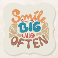 Lächeln Sie oft Big Lächeln: Freude