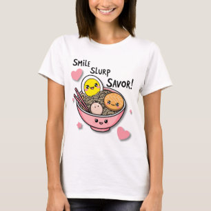 Lächeln, Slurp, Savor-Shirt T-Shirt