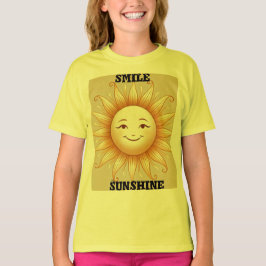 Lächeln Sonnenschein - Niedlicher Happy Sun T - Sh T-Shirt