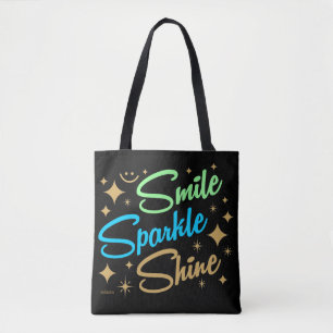 LÄCHELN, SPARKLE, SCHÖN! motivierend und inspirier Tasche