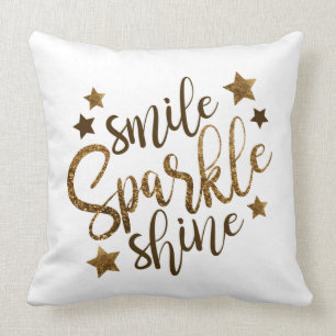 Lächeln Sparknie Kissen