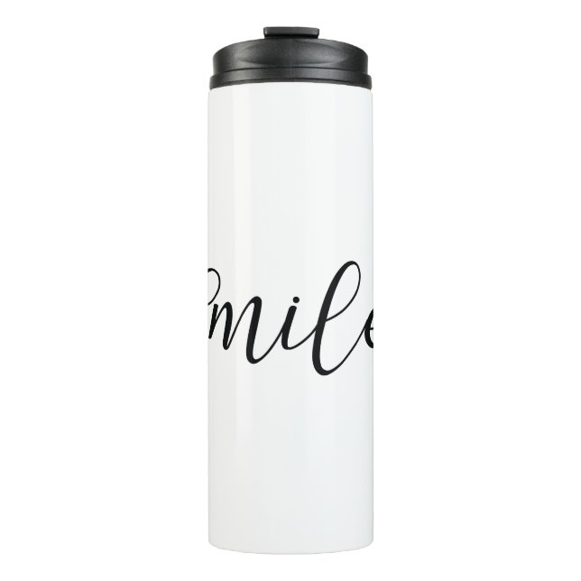 lächeln thermosbecher (Vorderseite)