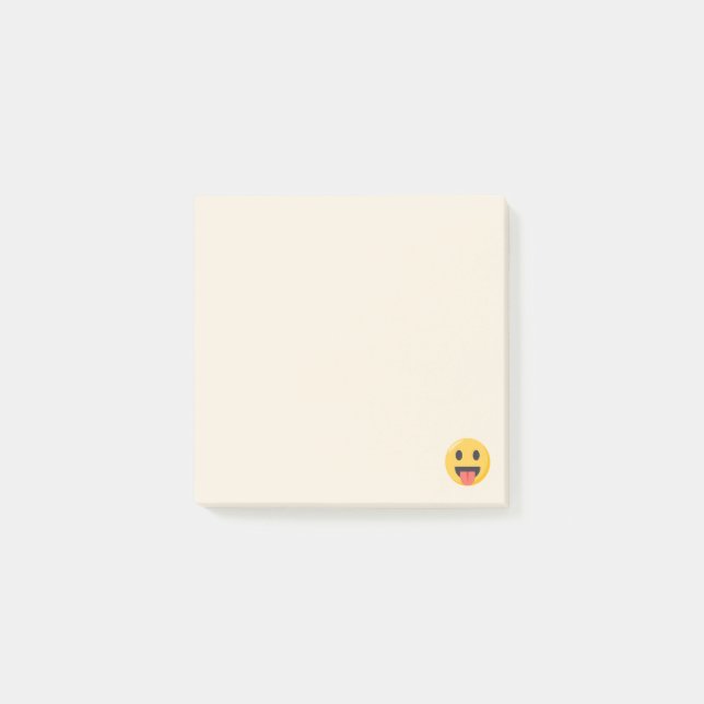 Lächeln und auszaubern Emoji Post-it Klebezettel (Vorderseite)