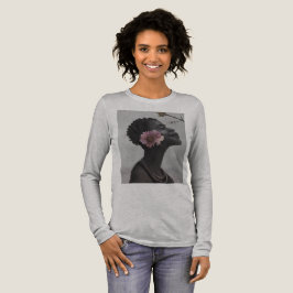 Lächeln und Blume Tri-Blend Shirt