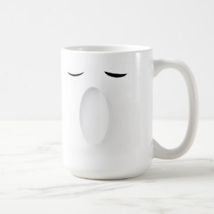 Lächeln und Gegähne Kaffeetasse