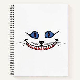 Lächeln wie die Grinsekatze PERSONALISIEREN Notizbuch