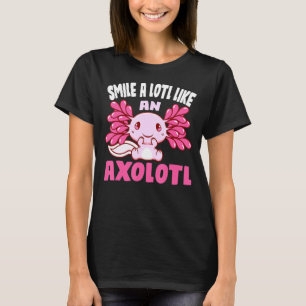 Lächeln wie ein Axolotl Niedlicher Axolotl Fisch K T-Shirt