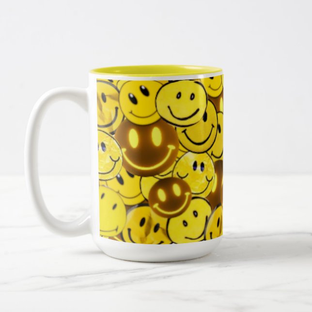 Lächeln Zweifarbige Tasse (Links)