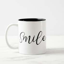 lächeln zweifarbige tasse