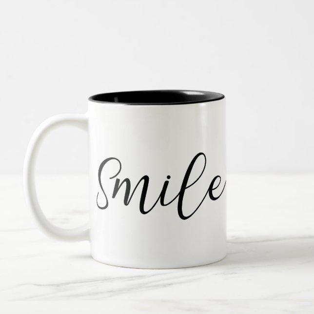 lächeln zweifarbige tasse (Links)