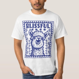 Lächelnd Alpaca - Gutes Grauen T-Shirt