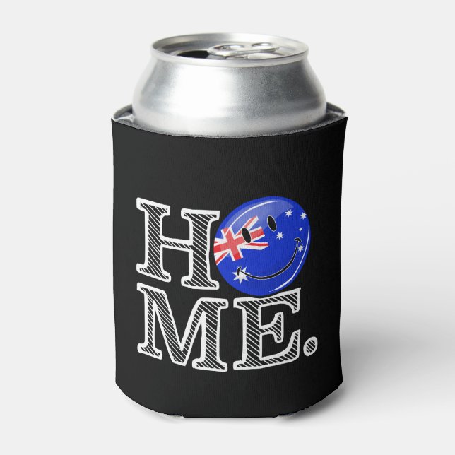 Lächelnd australische Flag Housewarming Dosenkühler (Kanne Vorderseite)