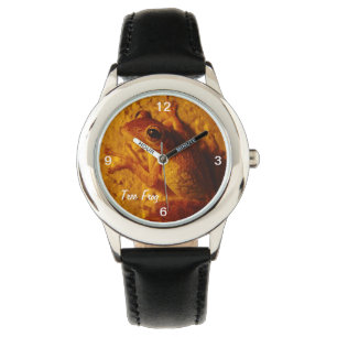 Lächelnd Baum Frog Watch Armbanduhr