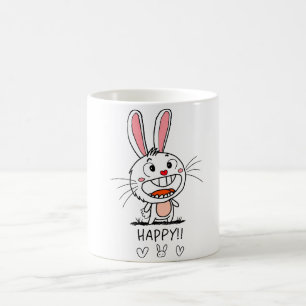 Lächelnd Bunny Kaffeetasse