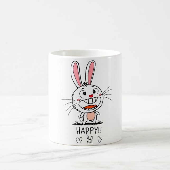 Lächelnd Bunny Kaffeetasse (Mittel)