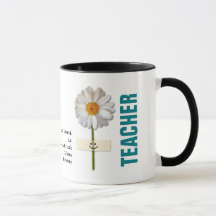 Lächelnd Daisy Lehrer Wertschätzung für kundenspez Tasse