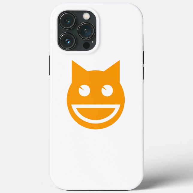 Lächelnd Emoji Cat Case-Mate iPhone Hülle (Rückseite)