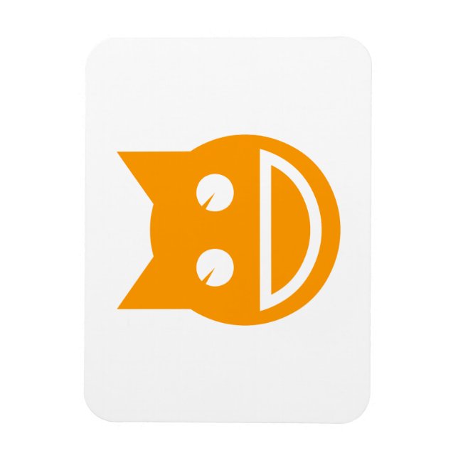 Lächelnd Emoji Cat Magnet (Vertikal)