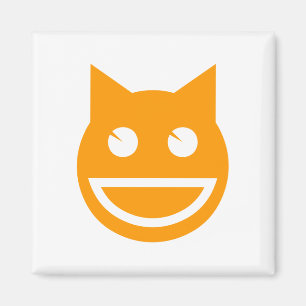 Lächelnd Emoji Cat Magnet