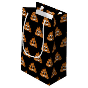 Lächelnd Kackend Emoji-Geschenktasche Kleine Geschenktüte