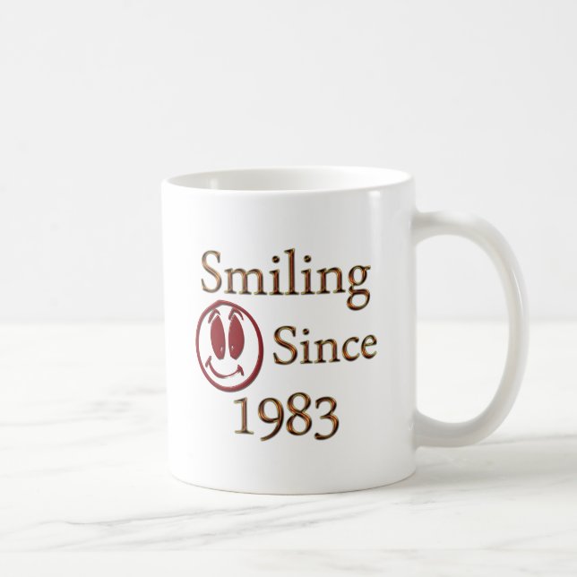Lächelnd Kaffeetasse (Rechts)