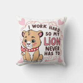 Lächelnd Lion Cub - Niedlich Happy Baby Lion Kissen