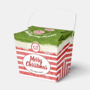"Lächelnd mein Lieblings" Weihnachtself-Spaß-Zit Geschenkschachtel