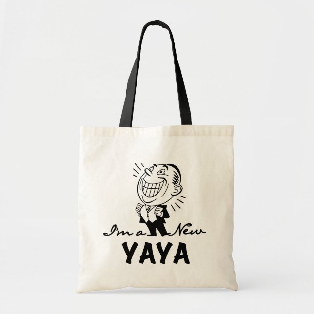 Lächelnd New Yaya Tshirts und Geschenke Tragetasche (Vorne)