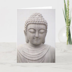 Lächelnd Serene Buddha Inspiration Liebe Frieden Karte