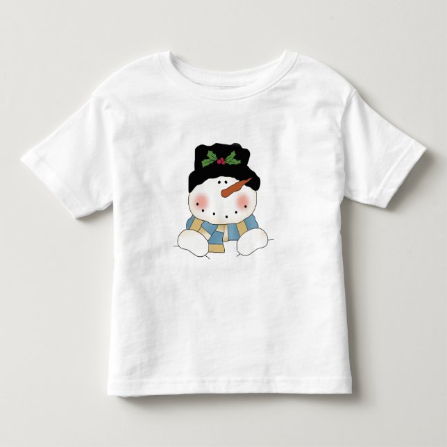 Lächelnd Snowman Tshirts und Geschenke (Vorderseite)