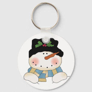Lächelnd Snowman Tshirts und Geschenke Schlüsselanhänger