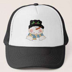 Lächelnd Snowman Tshirts und Geschenke Truckerkappe