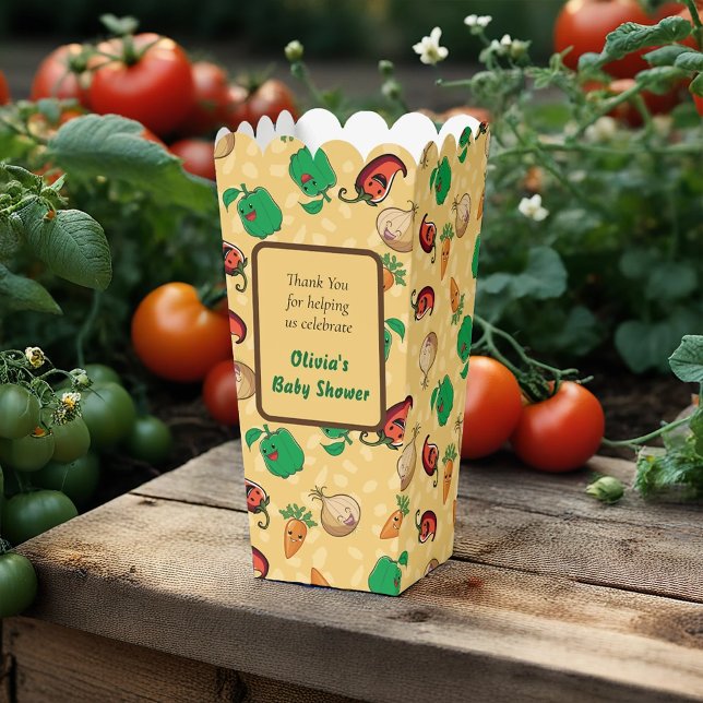 Lächelnd Veggies Baby Shower Geschenkschachtel (Von Creator hochgeladen)