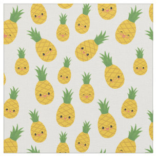 Lächelnde Ananas Stoff
