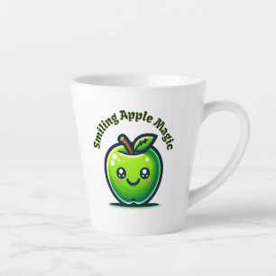 Lächelnde Apfelmagie Milchtasse