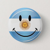 Lächelnde Argentinien-Flagge