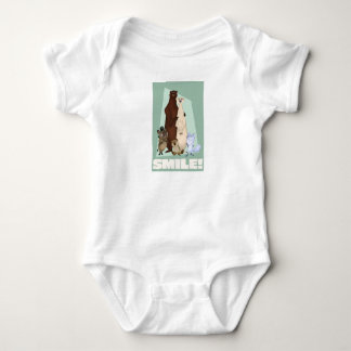 Lächelnde Bären Baby Strampler