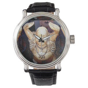lächelnde Buddha-Uhr Armbanduhr