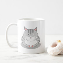 Lächelnde dicke Katze Standard