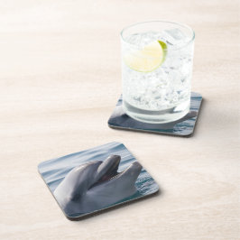 Lächelnde Dolphin Getränkeuntersetzer