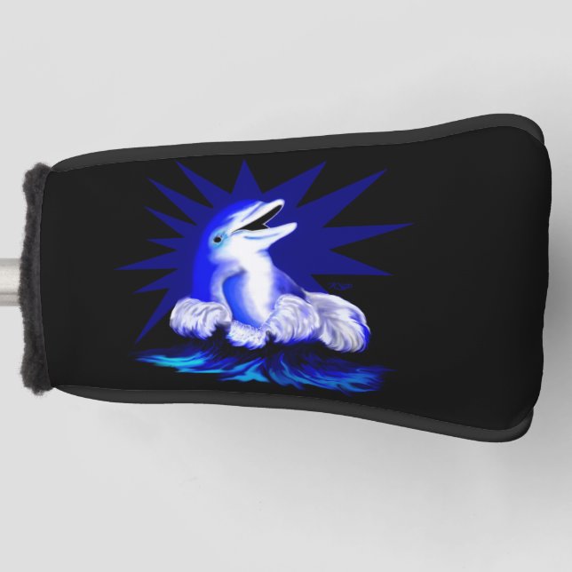 Lächelnde Dolphin Golf Headcover (Vorderseite)