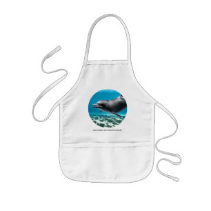 Lächelnde Dolphin Kinderschürze