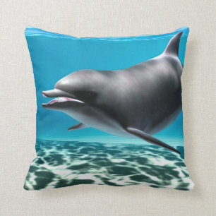 Lächelnde Dolphin Kissen