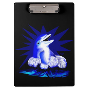 Lächelnde Dolphin Klemmbrett