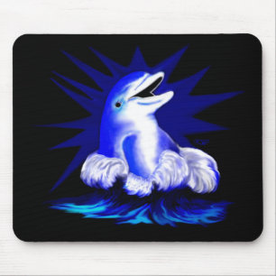 Lächelnde Dolphin Mousepad