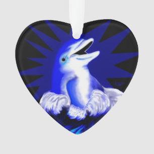 Lächelnde Dolphin Ornament
